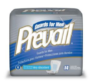 Light to Moderate Prevail Incontinence Pads for Men